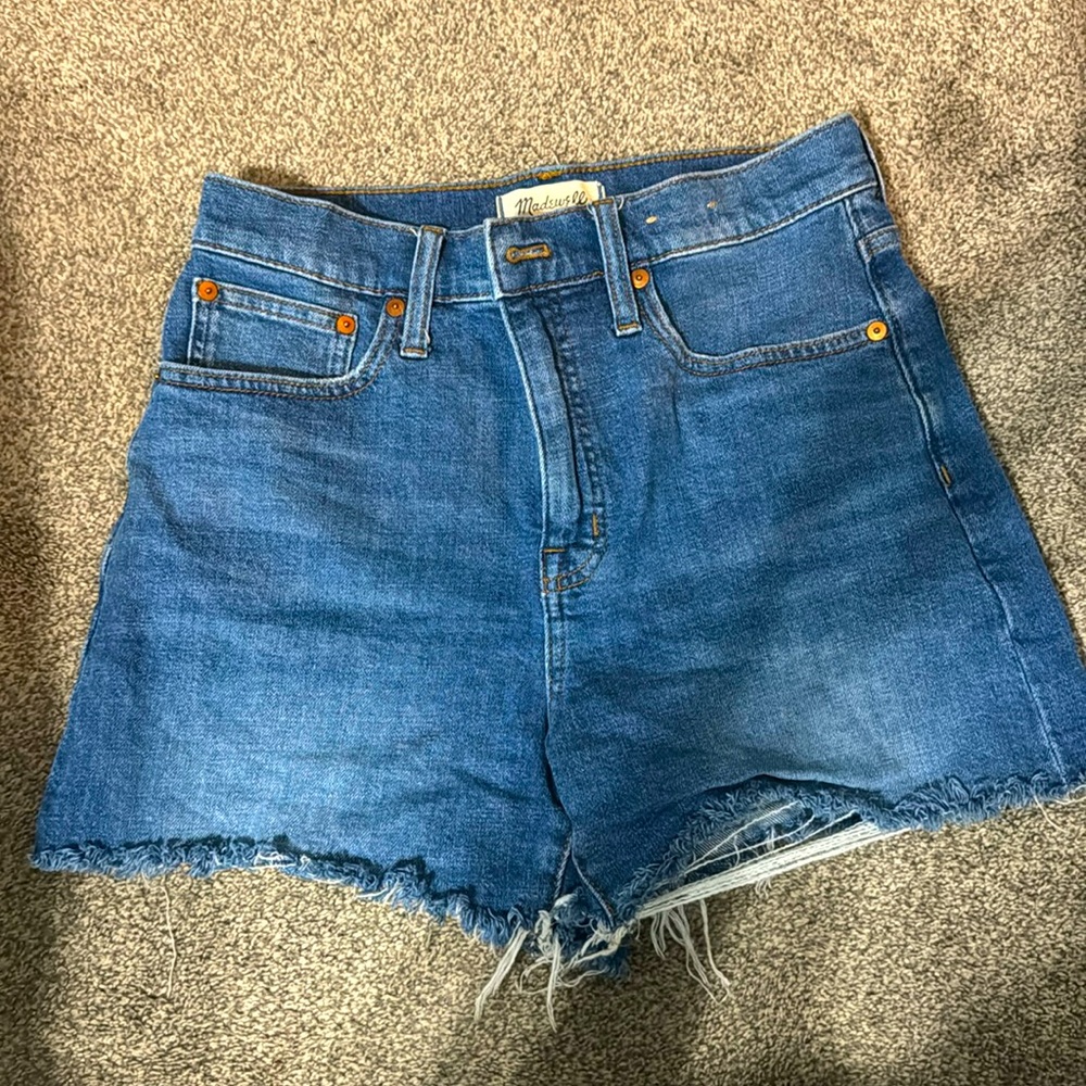 Madewell High Rise Denim Shorts